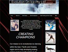 Tablet Screenshot of evolutiononice.com